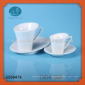 white porcelain cup and saucer,custom ceramic cup and saucer with logo, tea cups with plate